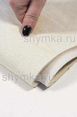 Замша автомобильная на поролоне 3мм со спанбондом
Люкс СЛОНОВАЯ КОСТЬ ширина 1,5м толщина 3,7мм
