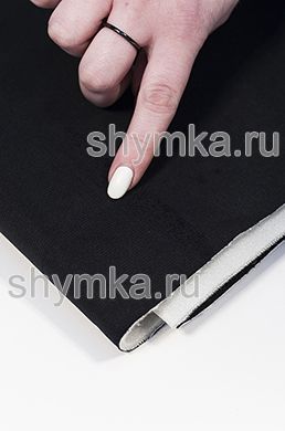 Замша Antara на поролоне 3мм (ТРИ!!!)
со спанбондом ЧЕРНАЯ ширина 1,4м