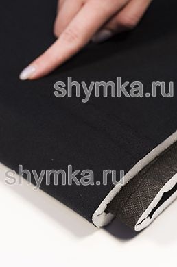 Замша Antara на поролоне 10мм на черном
спанбонде 60г/кв.м ЧЕРНАЯ ширина 1,4м
