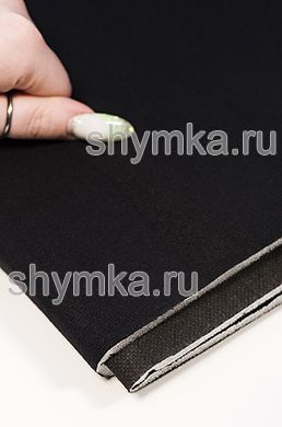 Замша Antara на поролоне 5мм на черном
спанбонде 60г/кв.м ЧЕРНАЯ ширина 1,4м