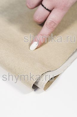 Замша Short БЕЖЕВАЯ
ширина 1,4м толщина 0,6мм