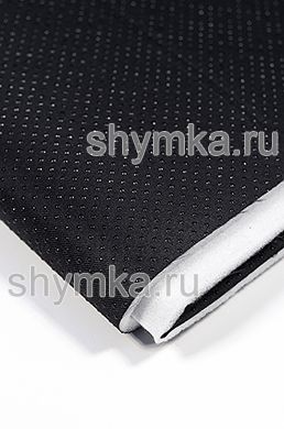 Ткань Антислик ЧЕРНАЯ на поролоне 7мм 
(СЕМЬ!!!) СО СПАНБОНДОМ ширина 1,45м