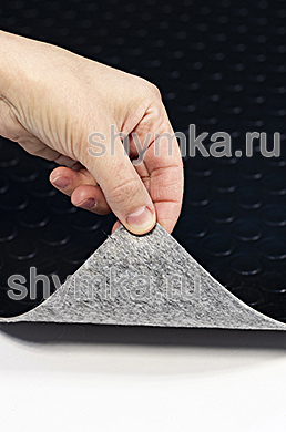 Автолин ТУРЦИЯ с маленькими пятачками 
ЧЕРНЫЙ ширина 2м толщина 1,8мм