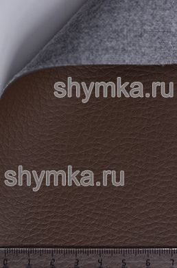 Экокожа Alba Dollaro №514 
КОРИЧНЕВАЯ ширина 1,4м толщина 1,2мм