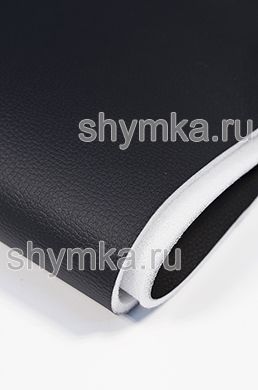 Экокожа Alba Dollaro на поролоне 5мм 
со спанбондом №501 ЧЕРНАЯ ширина 1,4м