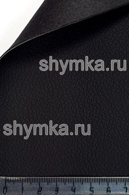 Экокожа Kомпаньон NEW Dakota BLACK ширина 1,4м толщина 1,2мм