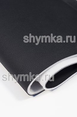 Экокожа на микрофибре Dakota D 2101 ЧЕРНАЯ 
на поролоне 5мм на спанбонде толщ. 6,5мм шир. 1,4м