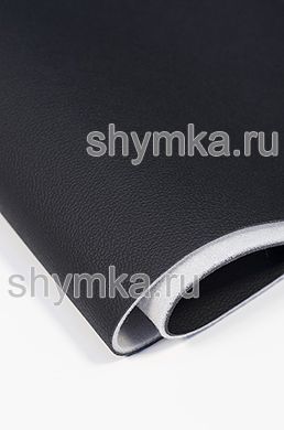 Экокожа на микрофибре Dakota D 2101 ЧЕРНАЯ 
на поролоне 3мм (ТРИ!!!) на спанбонде т.4,5мм ш.1,4м