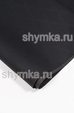 Экокожа на микрофибре с перфорацией Dakota PR-ROMB 2101 ЧЕРНАЯ толщина 1,5мм ширина 1,4м Экокожа на микрофибре с перфорацией Dakota PR-ROMB 2101 ЧЕРНАЯ толщина 1,5мм ширина 1,4м