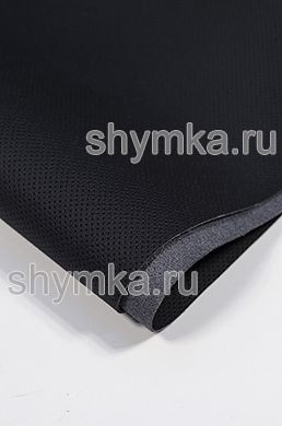 Eco microfiber leather FOR STEERING WHEEL Dakota SW-P-PD 01 BLACK with false perforation thickness 1,35mm width 1,4m