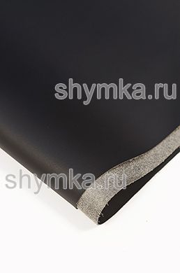 Экокожа на микрофибре Лайт Наппа 0500 ЧЕРНАЯ ширина 1,38м толщина 1,1мм