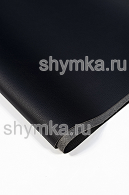 Экокожа на микрофибре Standart NEW ЧЕРНАЯ 
ширина 1,4м толщина 1,2мм