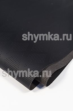 Экокожа на микрофибре с перфорацией Nappa
PN-ROMB 2101 ЧЕРНАЯ толщина 1,5мм ширина 1,4м