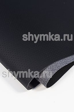 Экокожа на микрофибре ДЛЯ РУЛЯ Nappa SW-PN 01 ЧЕРНАЯ с перфорацией толщина 1,35мм ширина 1,4м Экокожа на микрофибре ДЛЯ РУЛЯ Nappa SW-PN 01 ЧЕРНАЯ с перфорацией толщина 1,35мм ширина 1,4м