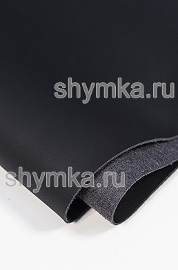 Eco microfiber leather FOR STEERING WHEEL Schweitzer Nappa 0500 JET BLACK thickness 1,55mm width 1,35m