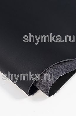 Экокожа на микрофибре ДЛЯ РУЛЯ Швайцер Наппа 0500 JET BLACK толщина 1,55мм ширина 1,35м