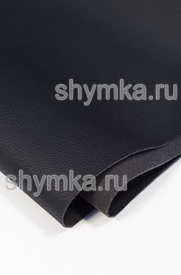 Экокожа на микрофибре Monza NEW М 2101 
ЧЕРНАЯ толщина 1,3мм ширина 1,4м