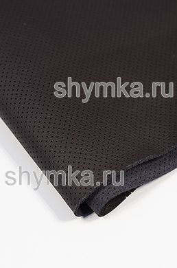 Экокожа на микрофибре с перфорацией Monza PМ 
2193 ТЕМНО-КОРИЧНЕВАЯ толщина 1,5мм ширина 1,4м