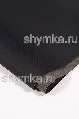 Eco microfiber leather with perforation Nova 710 for Honda CR-V BLACK thickness 1,5mm width 1,4m