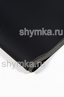 Экокожа на микрофибре с перфорацией Reseat 
PR 3201 ЧЕРНАЯ ширина 1,4м толщина 1,5мм