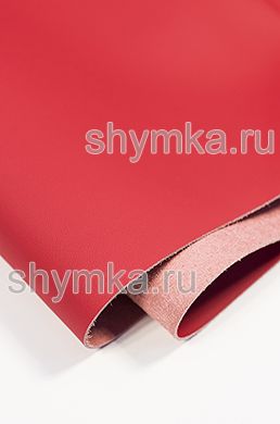 Экокожа на микрофибре Швайцер Наппа 1376 EMPEROR CHERRY RED толщина 1,2мм ширина 1,35м