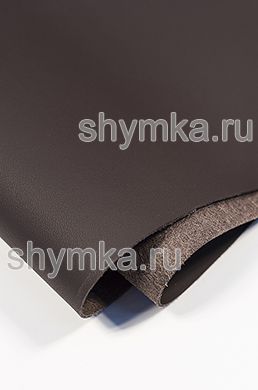 Экокожа на микрофибре Швайцер Наппа
2584 BLACK BROWN толщина 1,2мм ширина 1,35м
