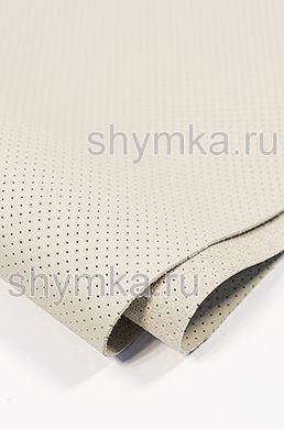 Экокожа на микрофибре Швайцер Наппа с перфорацией
3086 PAELLA NATURAL WHITE тол. 1,2мм шир. 1,35м