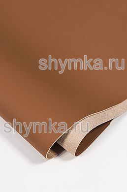 Экокожа на микрофибре Швайцер Наппа 2837 ORANGE BROWN толщина 1,2мм ширина 1,35м