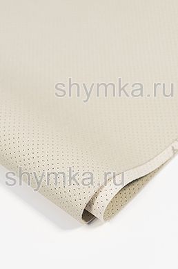 Экокожа на микрофибре Швайцер БМВ с перфорацией 3086 LINEN толщина 1,3мм ширина 1,35м