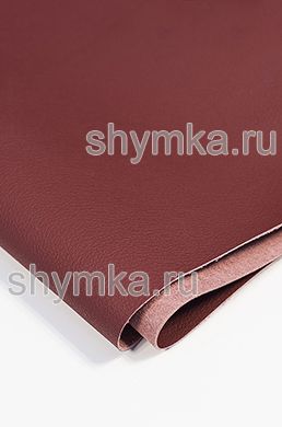 Экокожа на микрофибре Швайцер БМВ 4012 LEATHER RED толщина 1,3мм ширина 1,35м