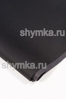 Eco microfiber leather Schweitzer BMW with SMALL perforation 0500 BLACK thickness 1,3mm width 1,35mm