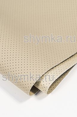 Экокожа на микрофибре с перфорацией Standart 
2140 БЕЖЕВАЯ ширина 1,4м толщина 1,3мм