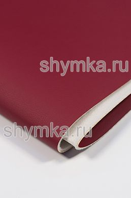 Экокожа на поролоне 3мм (ТРИ!!!) со спанбондом Орегон СЛИМ КРАСНАЯ ширина 1,4м