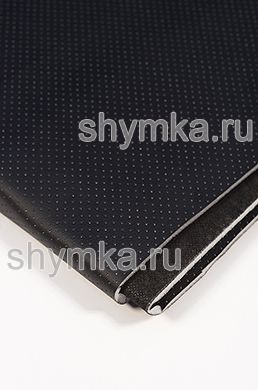 Экокожа Орегон СЛИМ с перфорацией на поролоне 5мм
на черном спанбонде 60г/кв.м ЧЕРНАЯ ширина 1,4м