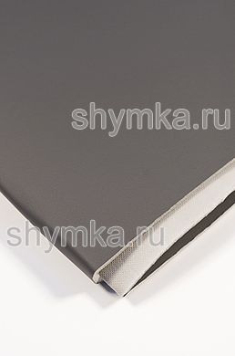 Экокожа Орегон СЛИМ на поролоне 5мм
на сером спанбонде 60г/кв.м СЕРАЯ
ширина 1,4м