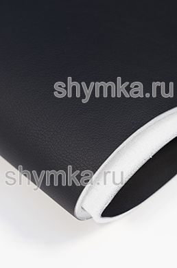 Экокожа Орегон СУПЕР СТРОНГ на поролоне 5мм 
со спанбондом ЧЕРНАЯ ширина 1,4м