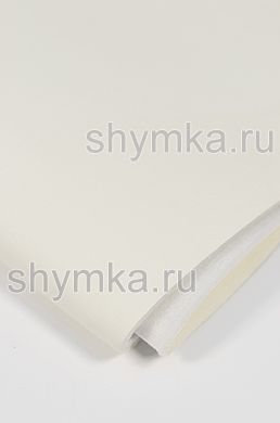 Экокожа Орегон СЛИМ на поролоне 5мм 
со спанбондом КРЕМОВАЯ ширина 1,4м