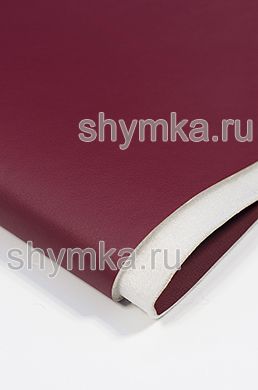 Экокожа Орегон СЛИМ на поролоне 3мм (ТРИ!!!)  
со спанбондом ТЕМНО-КРАСНАЯ ширина 1,4м