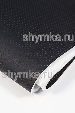 Экокожа Орегон СЛИМ с перфорацией на поролоне 5мм
с сеткой ЧЕРНАЯ ширина 1,4м