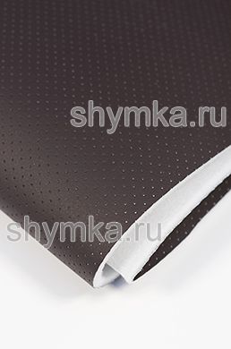 Экокожа Орегон СЛИМ с перфорацией на поролоне 5мм
со спанбондом ШОКОЛАД ширина 1,4м