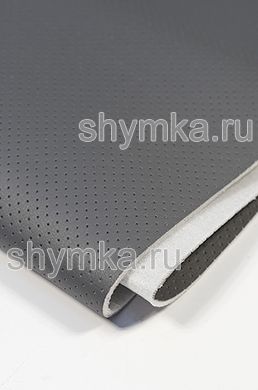 Экокожа Орегон СЛИМ с перфорацией на поролоне 3мм
(ТРИ!!!) со спанбондом СЕРАЯ ширина 1,4м