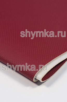 Экокожа Орегон СТРОНГ с перфорацией на поролоне
3мм (ТРИ!!!) со спанбондом КРАСНАЯ ширина 1,4м