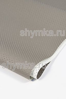 Экокожа Орегон СЛИМ с перфорацией 
СЕРО-БЕЖЕВАЯ ширина 1,4м толщина 0,85мм