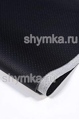 Экокожа с перфорацией 
НАППА ЧЕРНАЯ ширина 1,4м толщина 0,85мм
