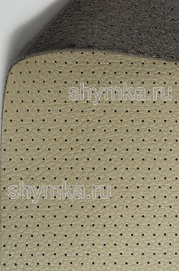 Экокожа на микрофибре с перфорацией Altona 
РС 2145 СЕРО-БЕЖЕВАЯ ширина 1,4м толщина 1,5мм