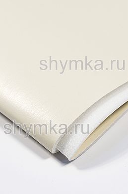 Экокожа SPACE БЕЖЕВАЯ на поролоне 5мм 
со спанбондом ширина 1,4м