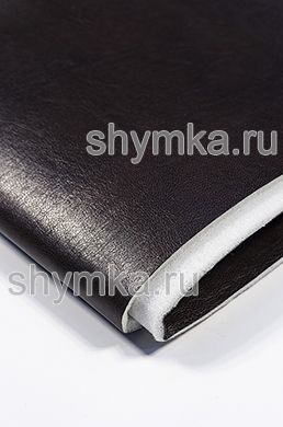 Экокожа SPACE ТЕМНО-КОРИЧНЕВАЯ на поролоне 5мм 
со спанбондом ширина 1,4м