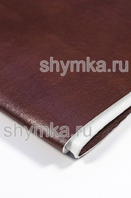 Экокожа SPACE КОРИЧНЕВАЯ на поролоне 5мм 
со спанбондом ширина 1,4м