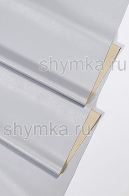 Экокожа Стрейч АЛЕКСА на трикотажной основе 
СВЕТЛО-СЕРАЯ толщина 0,45мм ширина 1,38м