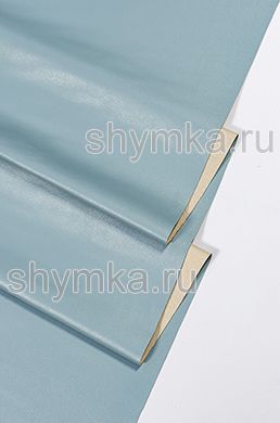 Экокожа Стрейч АЛЕКСА на трикотажной основе 
ДЫМЧАТО-МЯТНАЯ толщина 0,45мм ширина 1,38м